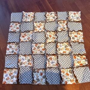 Brand new handmade baby rag quilt